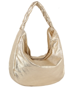 Metallic Shoulder Bag Hobo JY0525M GOLD